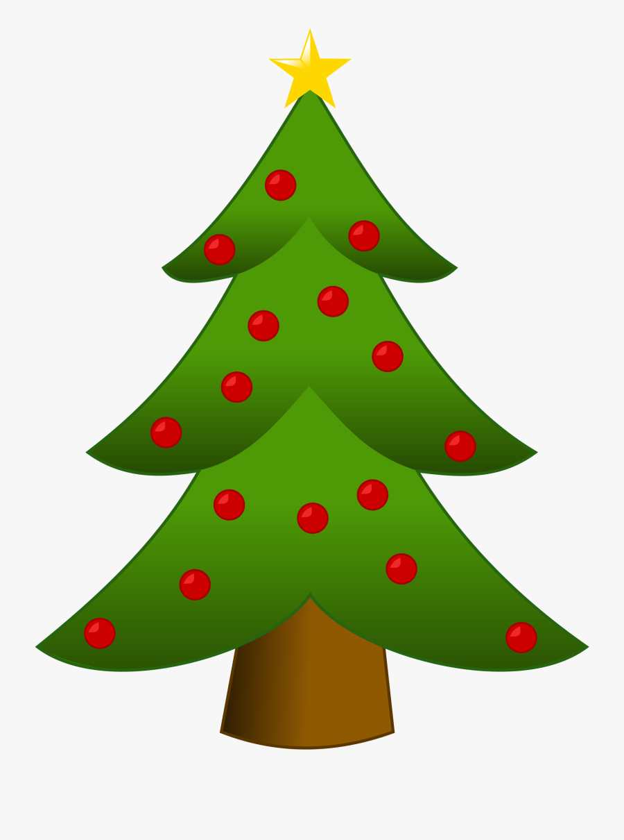 Christmas Tree Clipart 25, - Clipart Simple Christmas Tree, Transparent Clipart