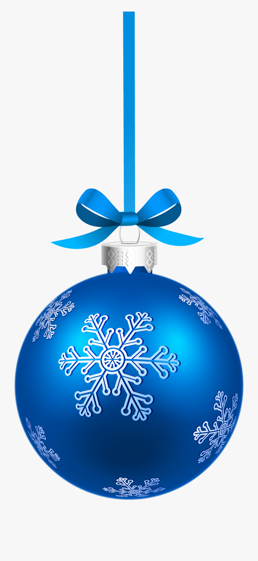 Clip Art Christmas Snowflake Clipart - Blue Christmas Ornament Png, Transparent Clipart