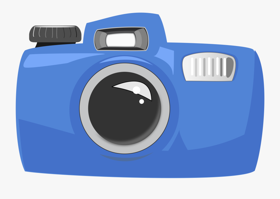 Blue,film Camera,digital Camera - Camera Clipart Png, Transparent Clipart