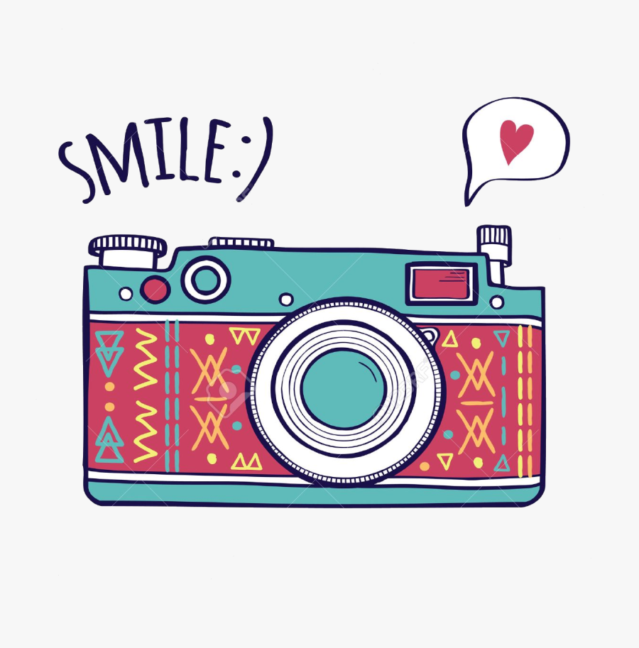 Camera Clipart Teal Graphics Illustrations Free On - Collect Moments Not Things Camera, Transparent Clipart