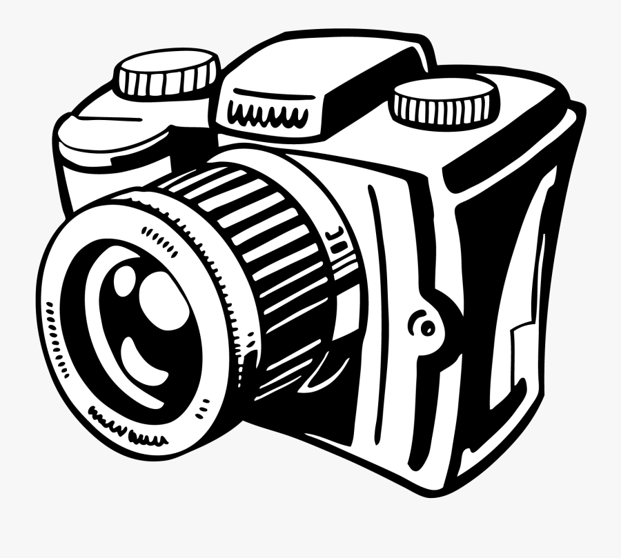 Camera Clipart License Not For Commercial Use In Other - Camera Black And White, Transparent Clipart