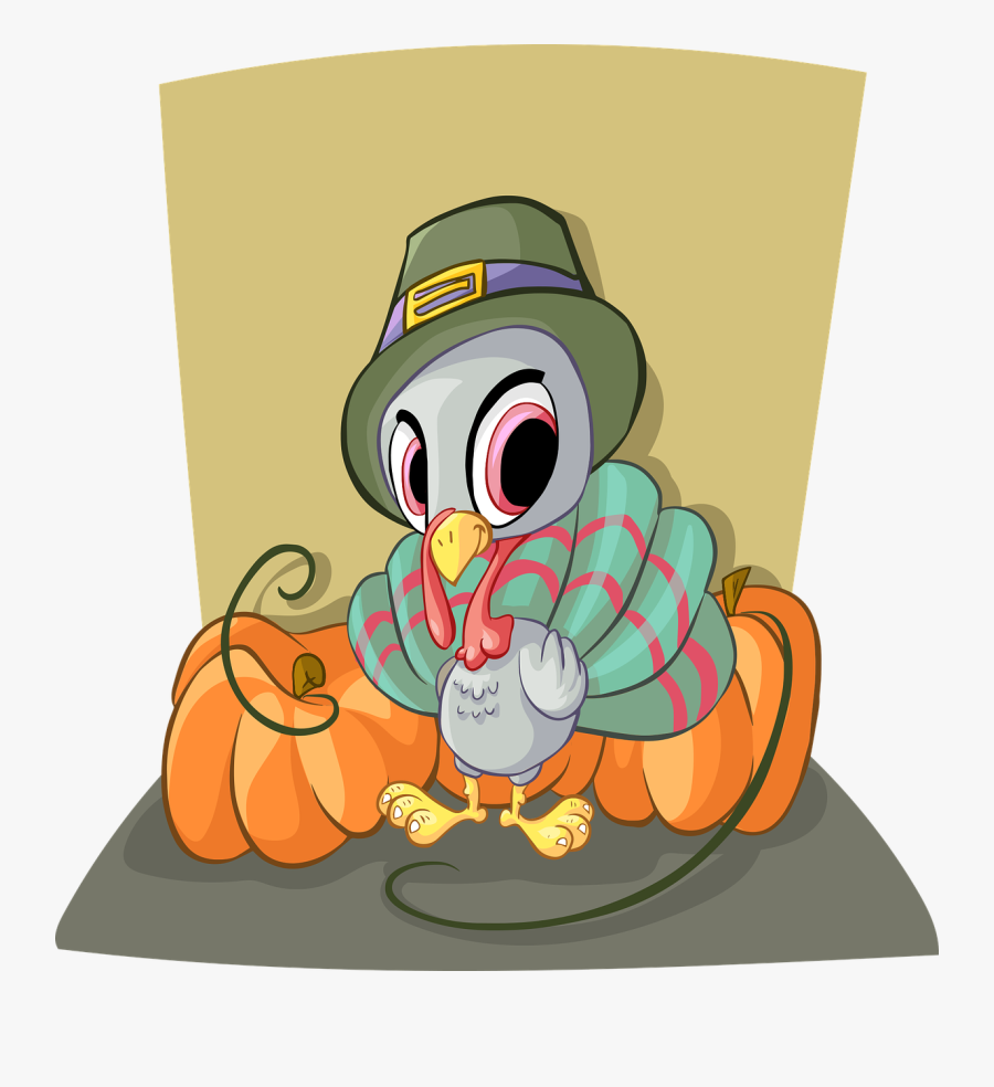 Funny Turkey Clipart 24, - Happy Thanksgiving Friends Clipart, Transparent Clipart