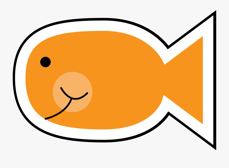 Cute Fish Clipart - Goldfish Clipart, Transparent Clipart