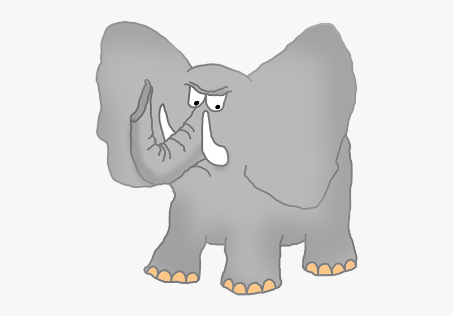 Angry Elephant Clipart - Elephants Climb Trees Clipart, Transparent Clipart