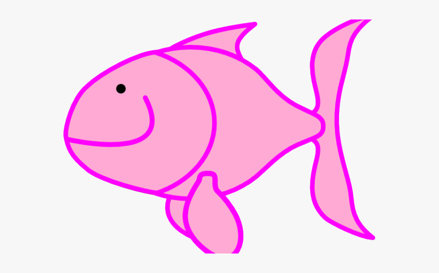 Transparent Fish Clipart - Free Clipart Of Pink Fish, Transparent Clipart