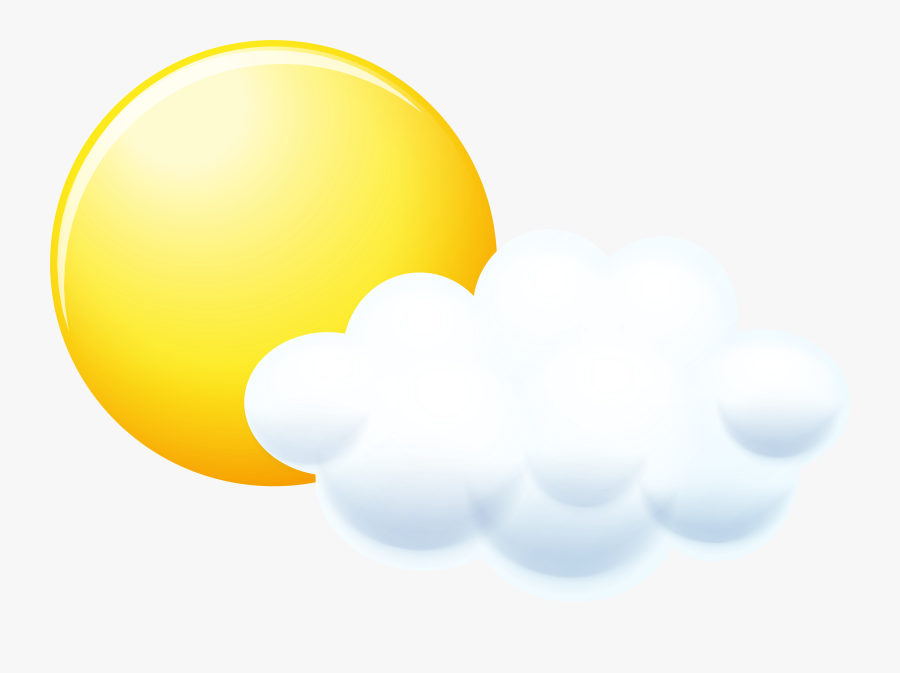 Sun And Cloud Clip Art Png Image - سكرابز شمس, Transparent Clipart