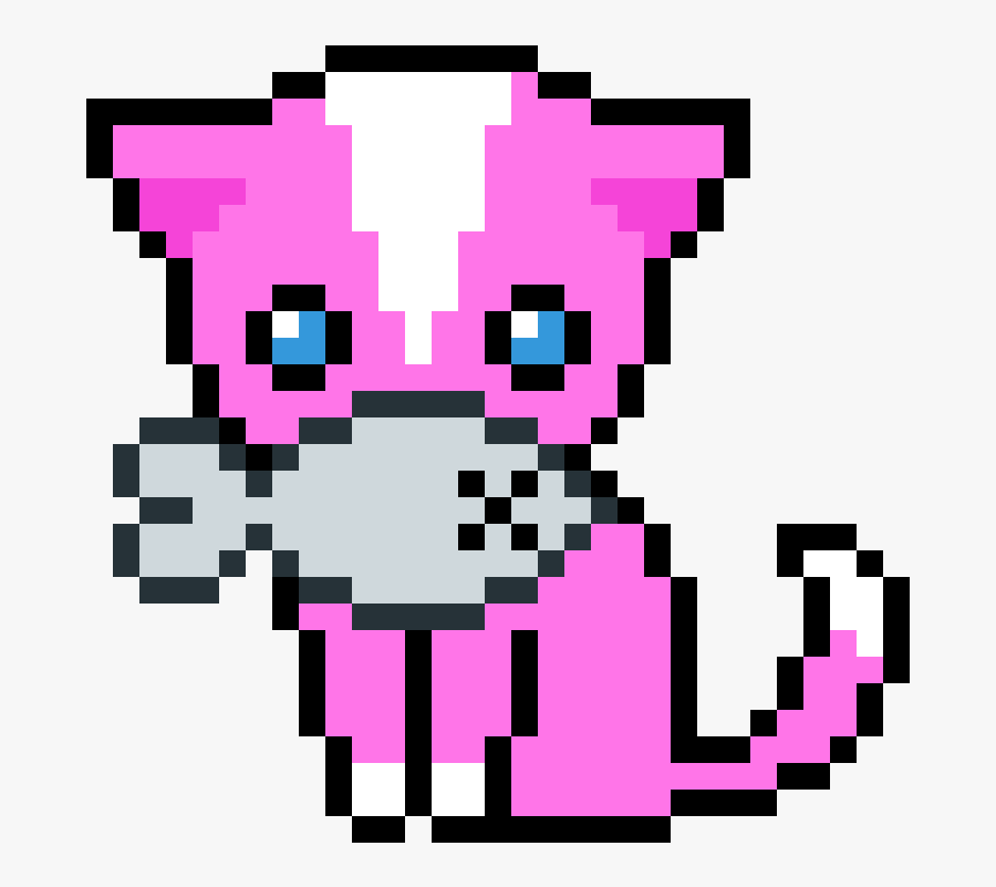 Pixel Art Cute Cat Clipart , Png Download - Cat Kawaii Pixel Art, Transparent Clipart