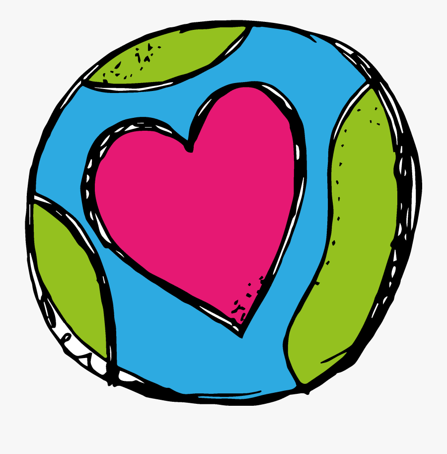 28 Collection Of Earth Heart Clipart - Cartoon Earth With Heart, Transparent Clipart