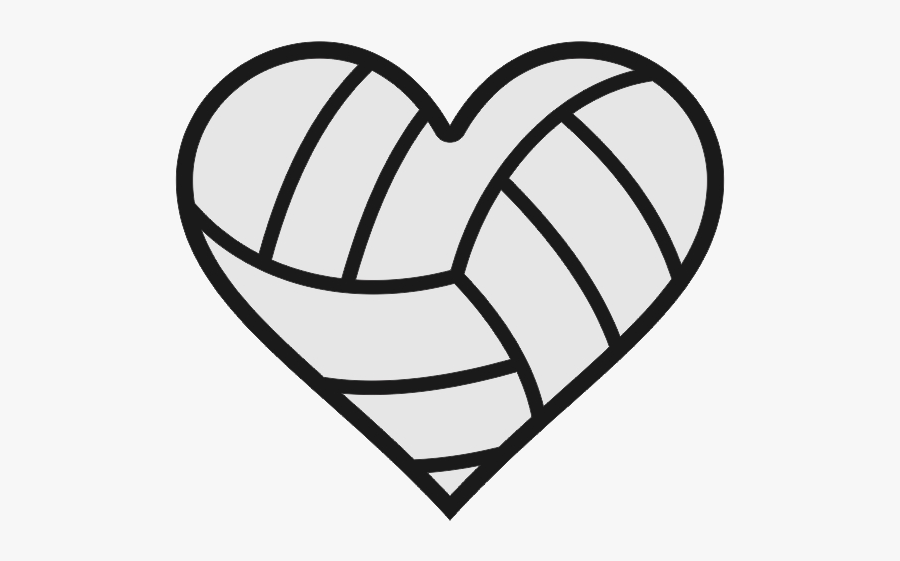 Volleyball Heart Clipart Free Best Transparent Png - Volleyball Heart Clip Art, Transparent Clipart