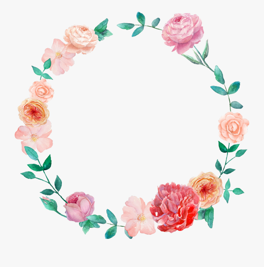 Transparent Mexican Flowers Clipart - Watercolor Wreath Flower Png ...