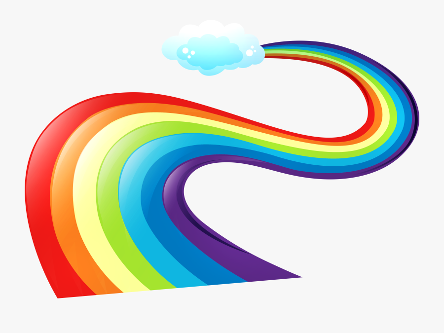 Rainbow With Every Color, Transparent Clipart
