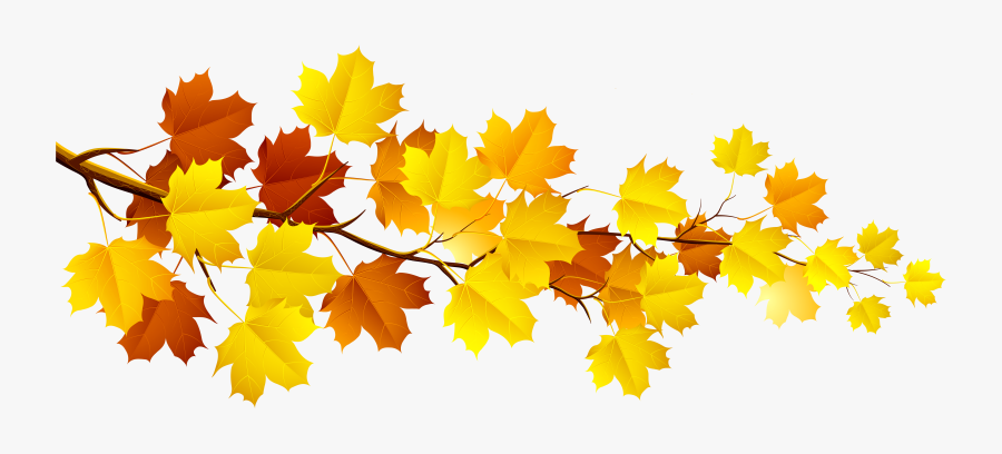 Branch Autumn Tree Clip Art - Autumn Leaves Clipart, Transparent Clipart