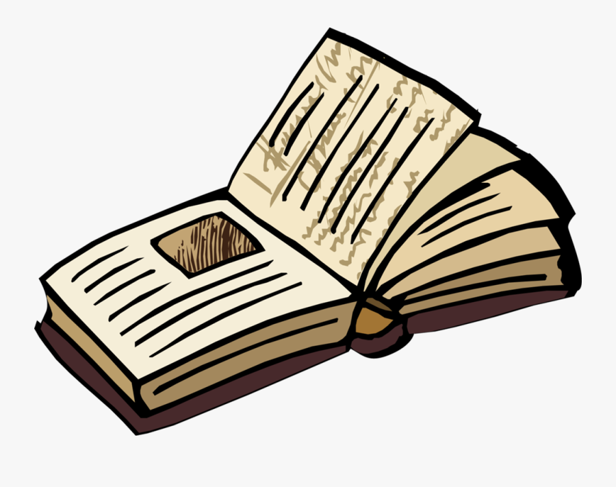 Clip Art Of Books - Open Book Clip Art, Transparent Clipart