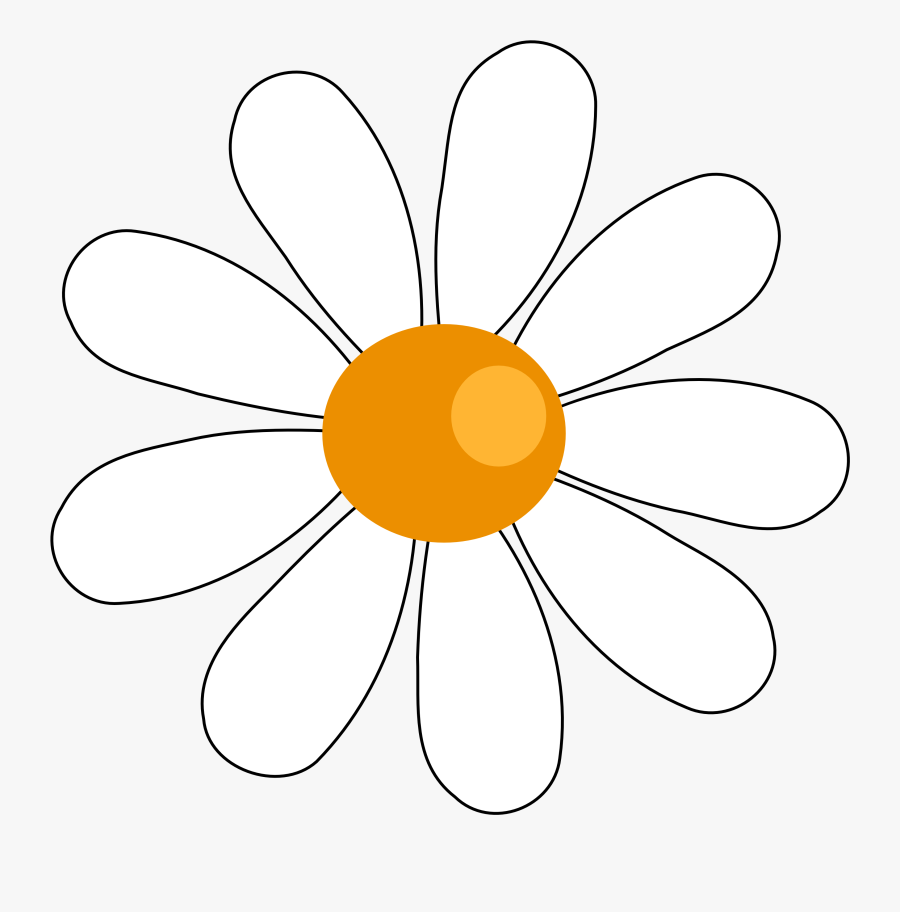 6 Clipart Fun Flower - Daisy Flower Clipart Png, Transparent Clipart