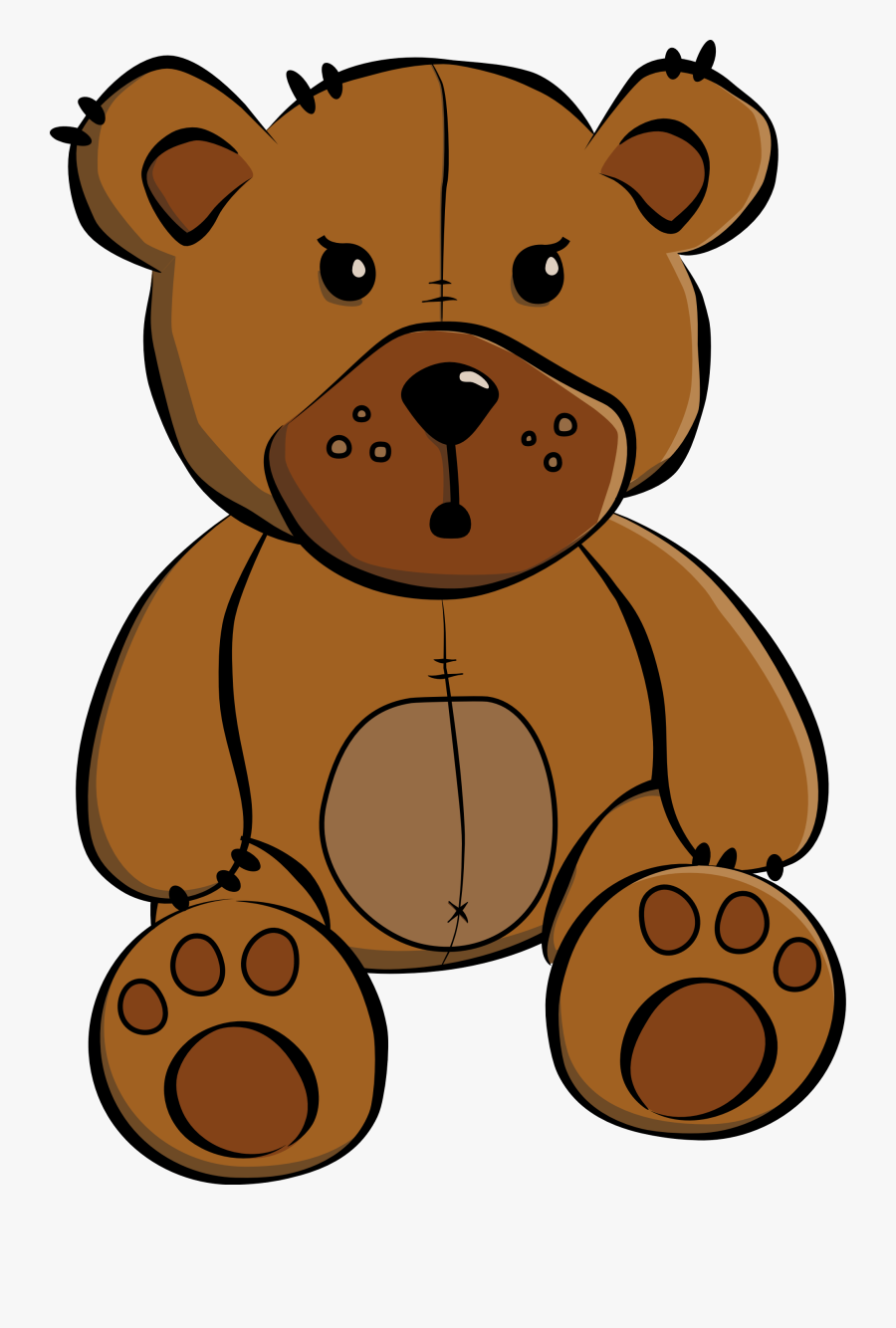 Teddy Bear Clip Art Free - Teddy Bear Toy Clipart, Transparent Clipart