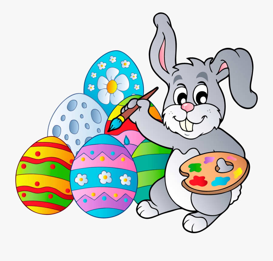 Bunny Png King Valley - Easter Egg Painting Clipart, Transparent Clipart