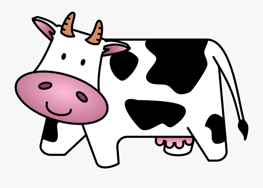 Cow Clip Art Free Cartoon Clipart Images - Cow Clipart, Transparent Clipart