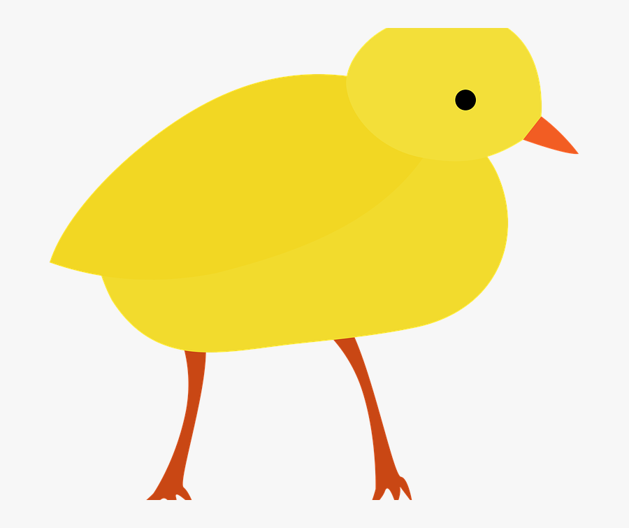 Easter Chick Set To Fly The Nest - Duck, Transparent Clipart