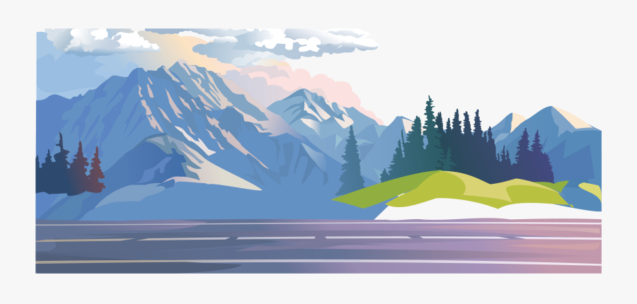 Mountain Clipart Mountain Landscape - Mountain Forest Clip Art, Transparent Clipart