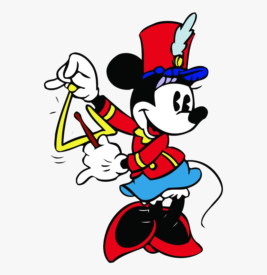 Minnie Mouse Music Clipart - Music Mickey Mouse Cartoon, Transparent Clipart