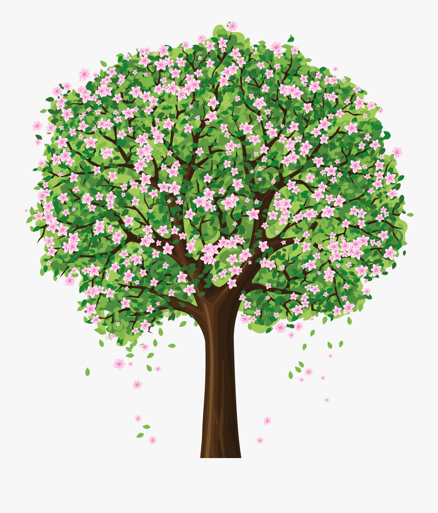 Spring Clip Art Free Download - Spring Tree Clipart Transparent, Transparent Clipart