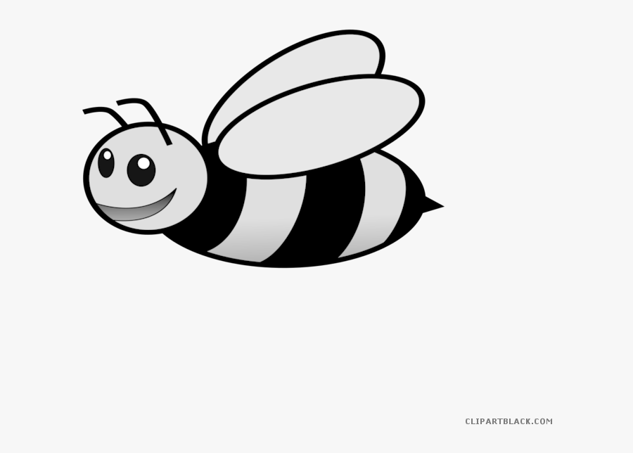 Bees Clipart Flying - Cute Bumble Bee Coloring Pages, Transparent Clipart