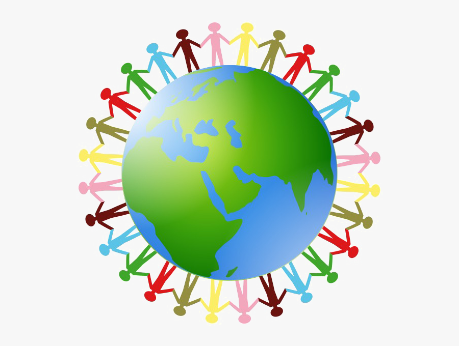 Thumb Image - Earth Holding Hands Clipart, Transparent Clipart
