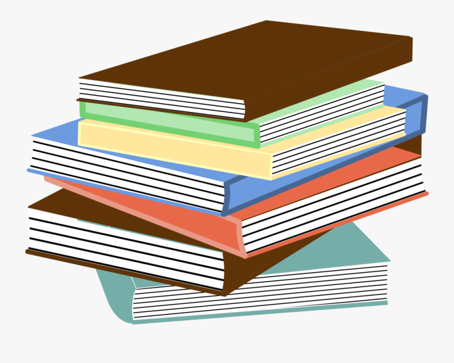 Stack Of Books Clipart - Book Clip Art Design, Transparent Clipart