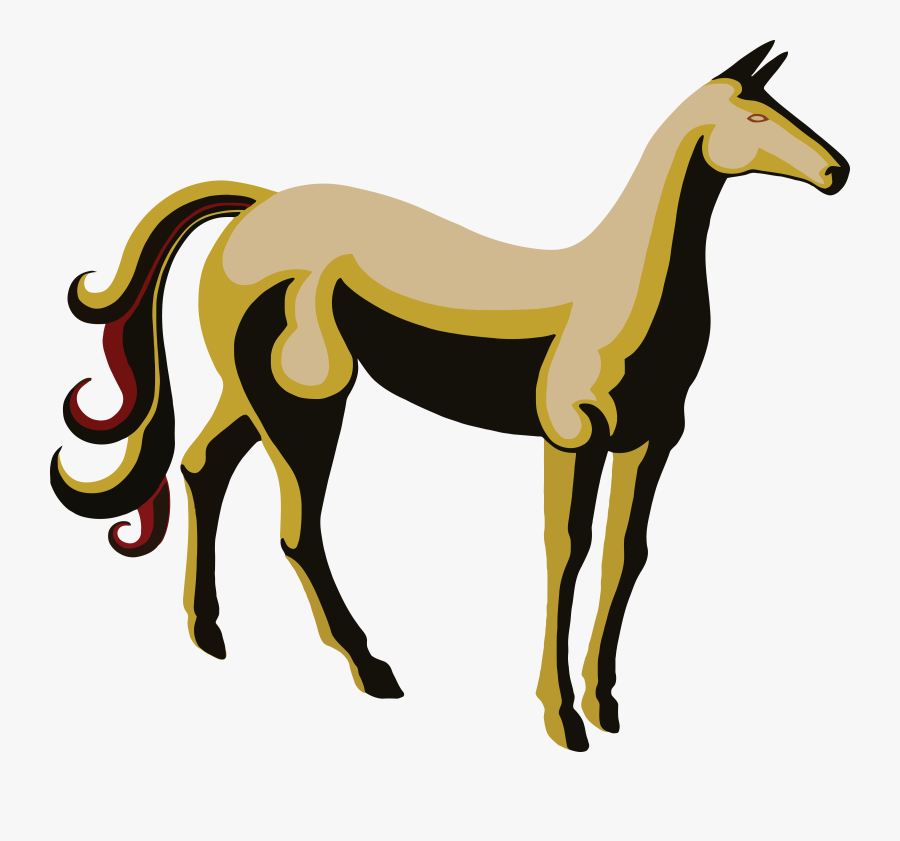 Free Clipart Of A Beautiful Horse - ภาพ สัตว์ เท่ ๆ Png, Transparent Clipart