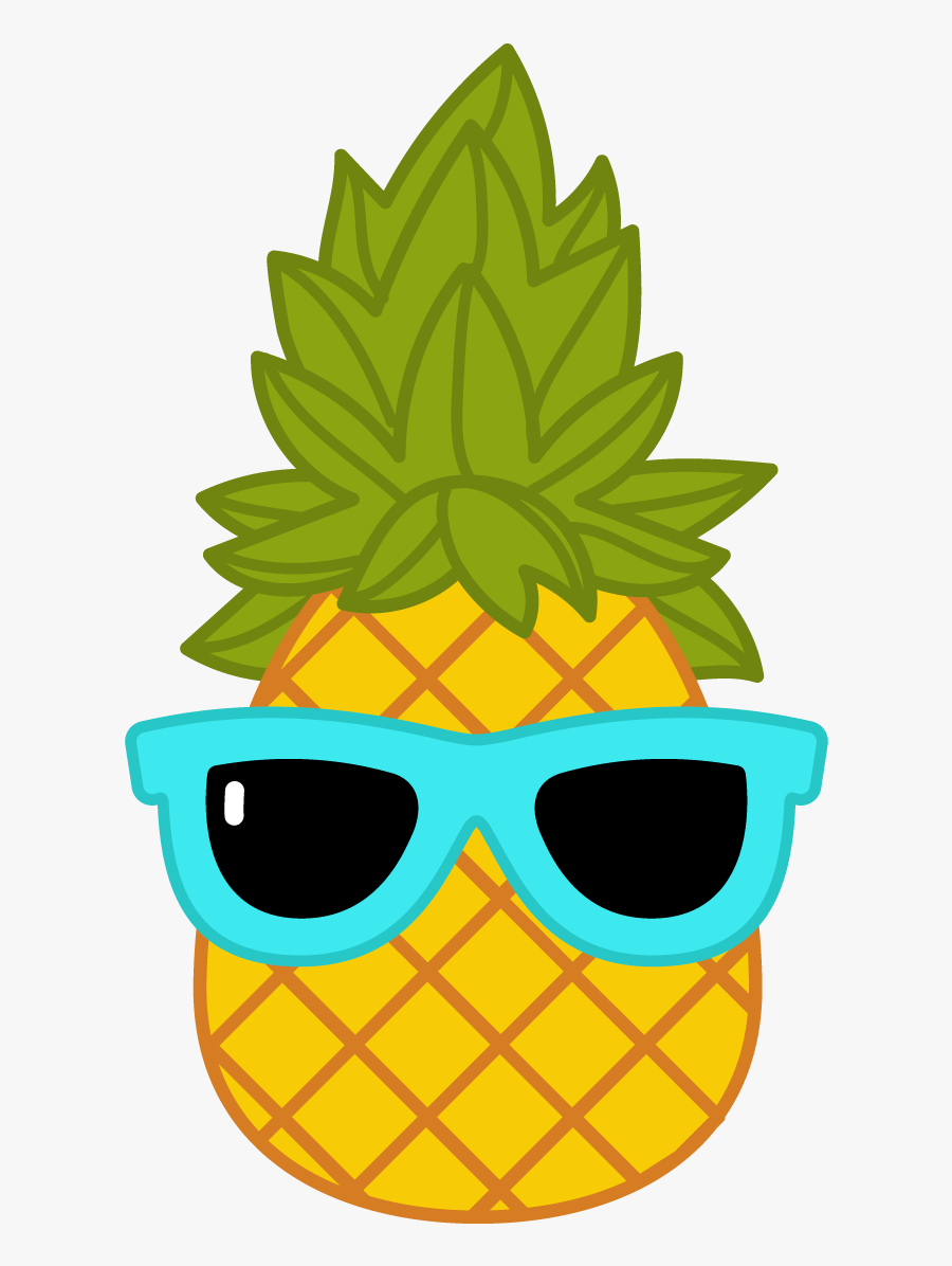 Pineapple With Sunglasses Png - Pineapple With Sunglasses Clip Art, Transparent Clipart