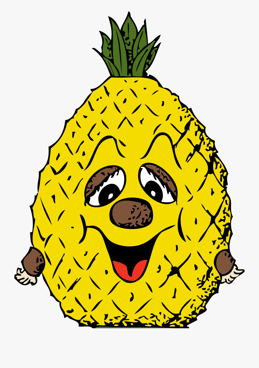 Blog Pineapple Clipart Free Clip Art Images Image - Pineapple Head Cartoon, Transparent Clipart