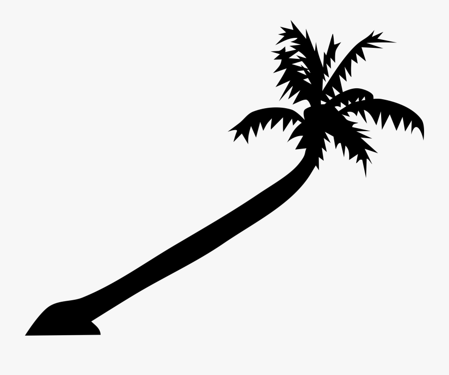 Palm Tree Art Tropical Palm Trees Clip 2 Clipart Leaning Palm