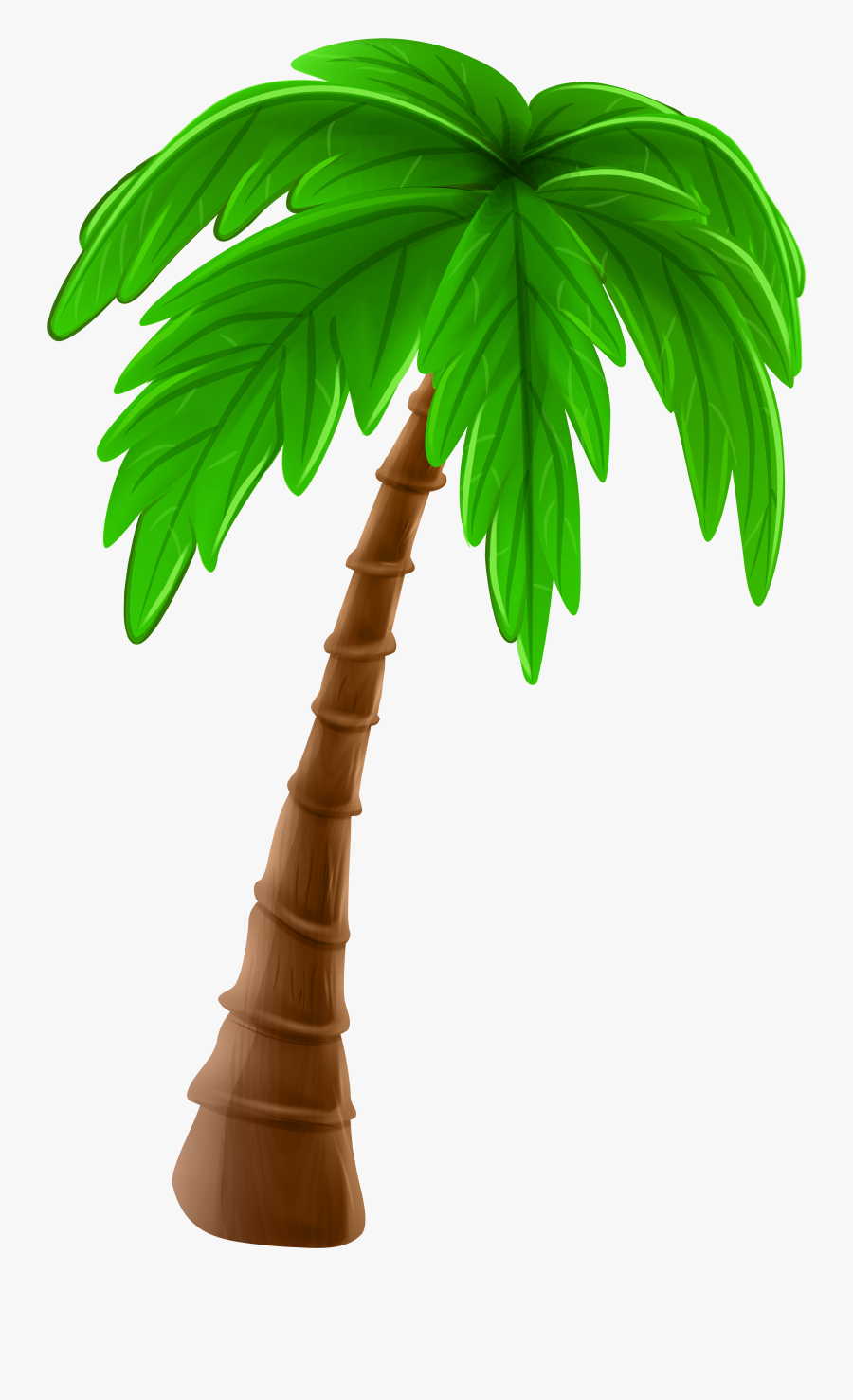 Free To Use & Public Domain Palm Tree Clip Art - Cartoon Transparent Coconut Tree Png, Transparent Clipart