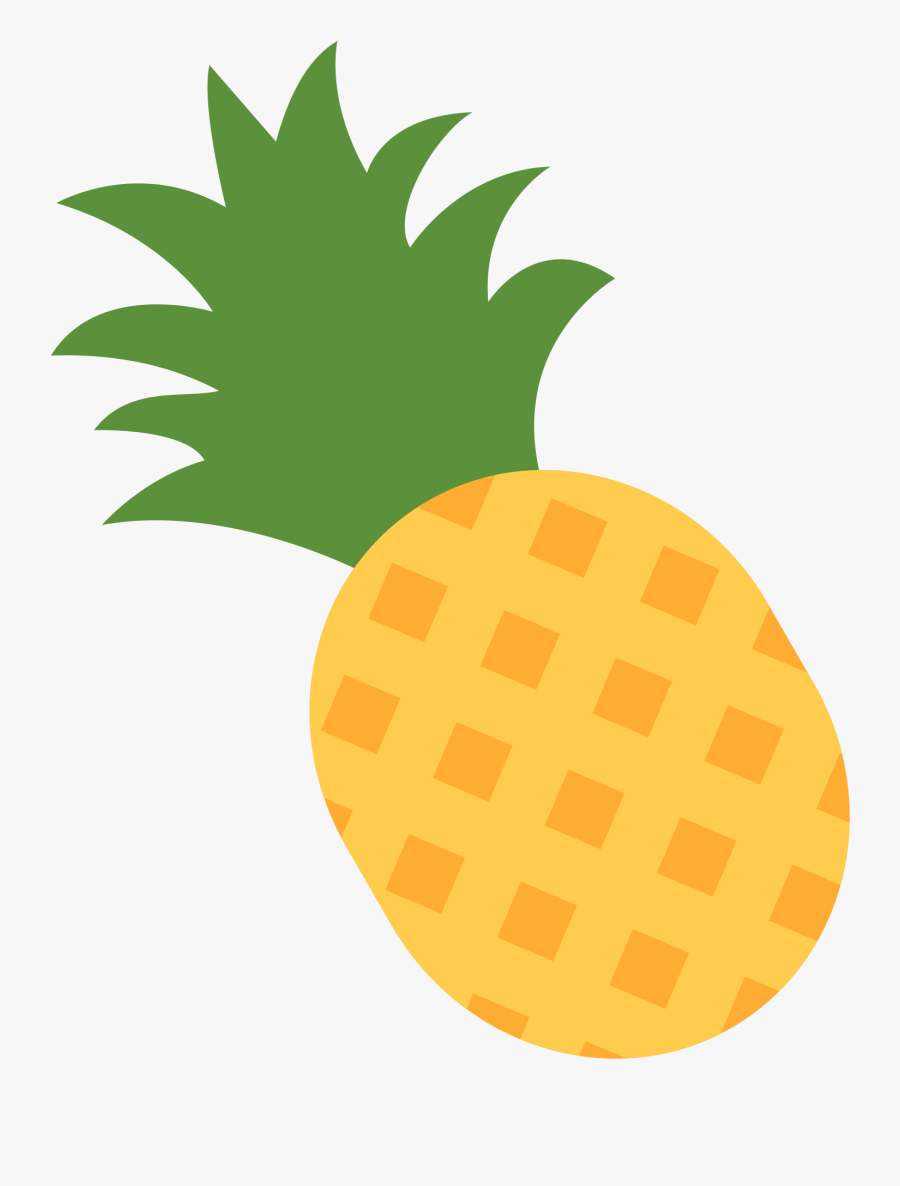 File - Twemoji 1f34d - Pineapple Emoji, Transparent Clipart
