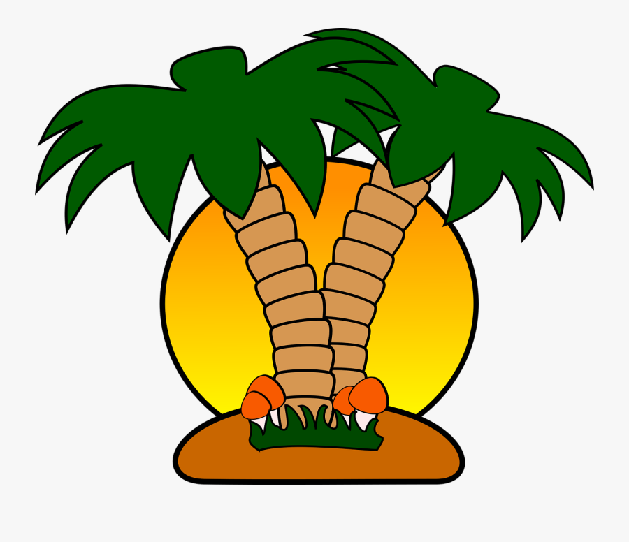 Tropical Island Clip Art Free, Transparent Clipart