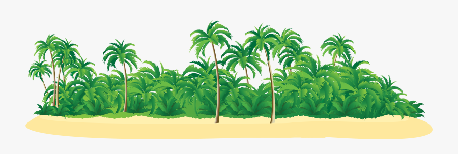 Tropical Tree Clipart - Island Png Transparent, Transparent Clipart