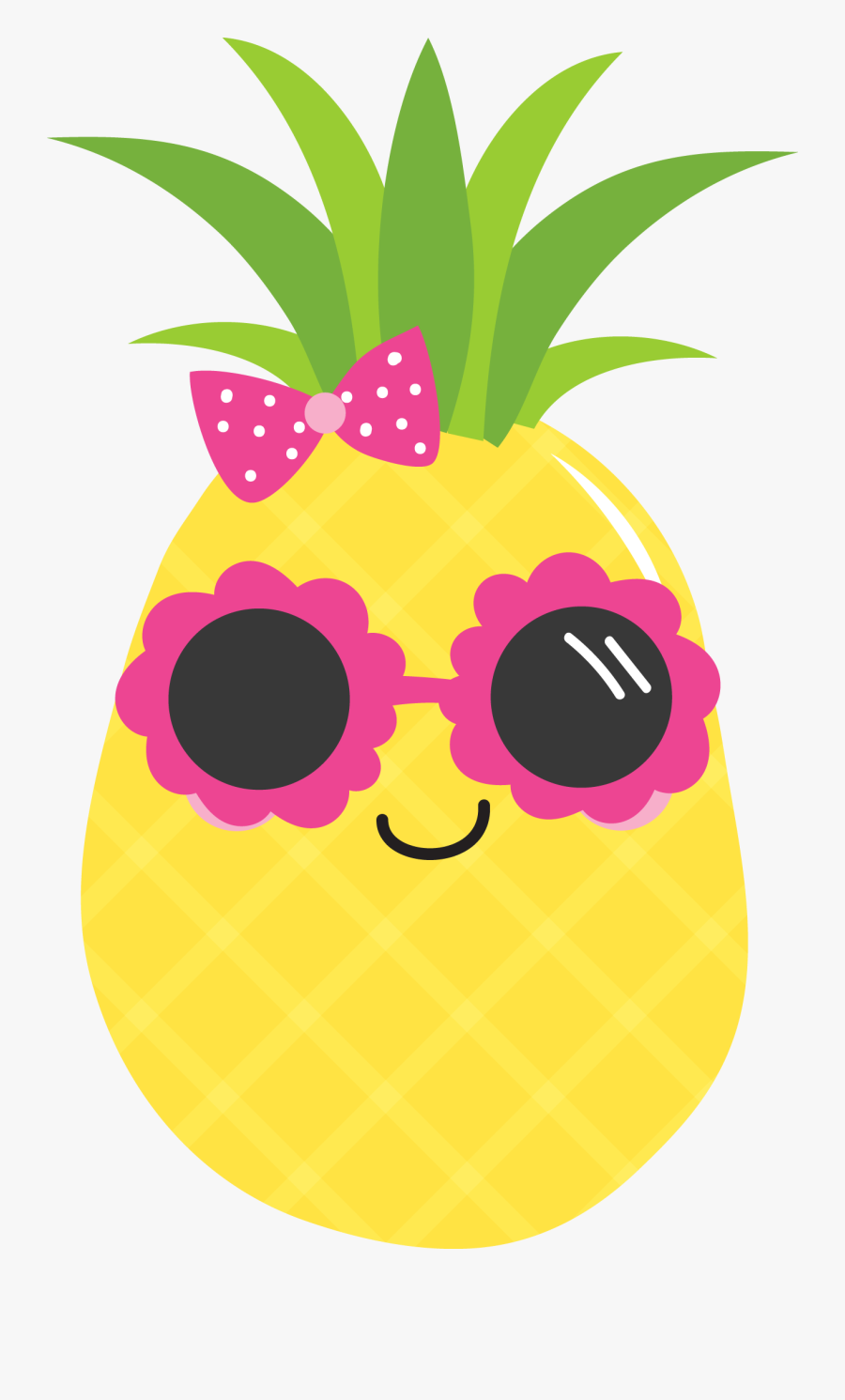Food Clip Art Cool - Cute Pineapple Clipart, Transparent Clipart