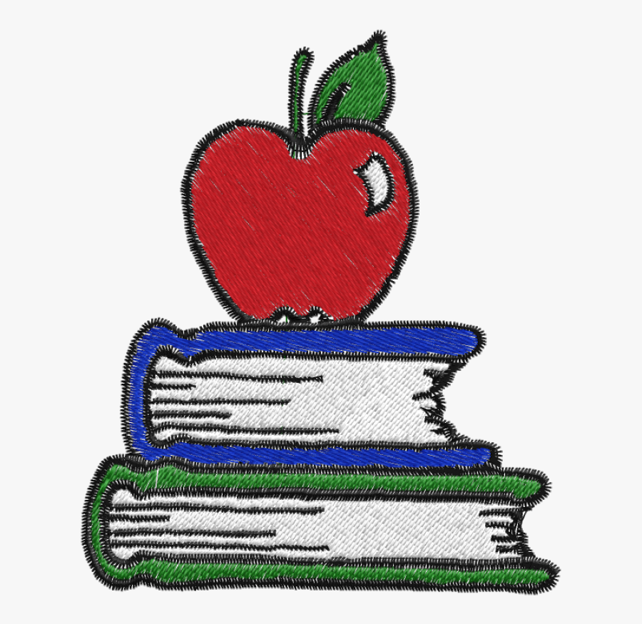 Transparent Books Clipart Png - Apple On Books Clipart, Transparent Clipart