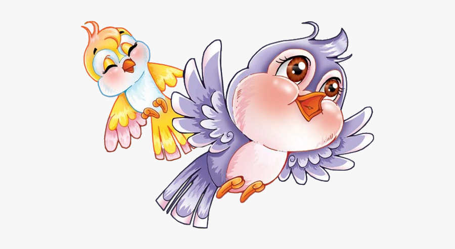 Love Birds Cute Clip Art Images - Beautiful Bird Drawing Cartoon , Free