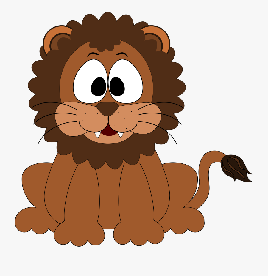 Lion Head Clipart Animals Clip Art Downloadclipart - Brown Lion Cartoon, Transparent Clipart
