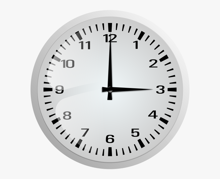 Wall Clock Clip Art At Clker - Five Minutes To Eight, Transparent Clipart