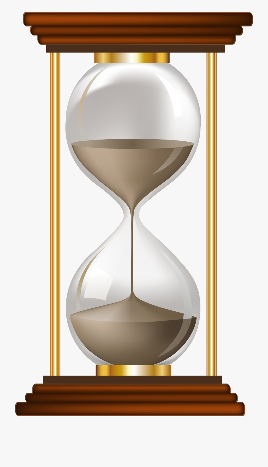 Sand Clock Png Clip - Different Types Of Clocks And Watches, Transparent Clipart