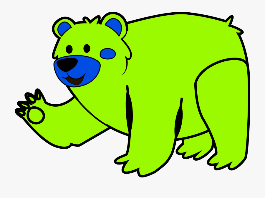 Cute Animal Bear Clipart Clip Art Png - Desenho De Urso Para Colorir, Transparent Clipart