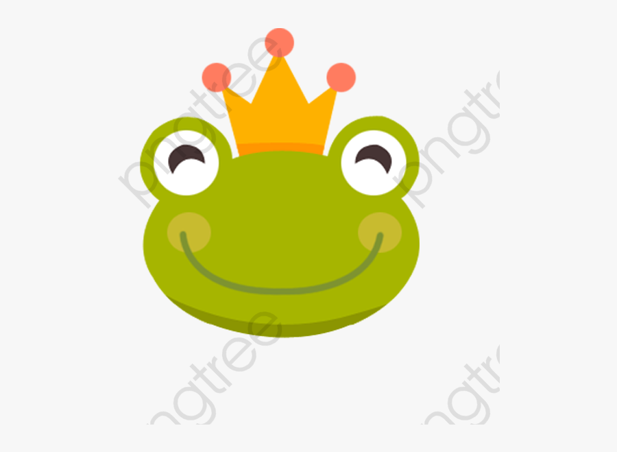 Cute Frog Clipart Prince - Rana Principe Dibujo, Transparent Clipart