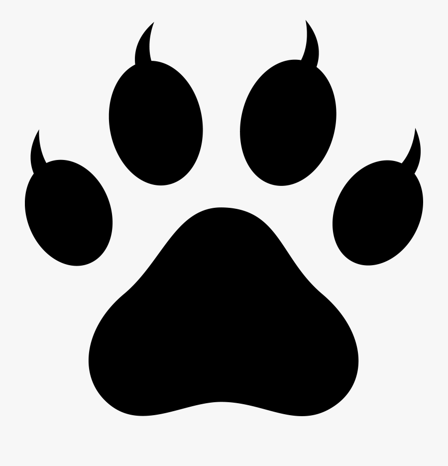 Dog Paw Print Clip Art Free Download - Dog Paw Print, Transparent Clipart