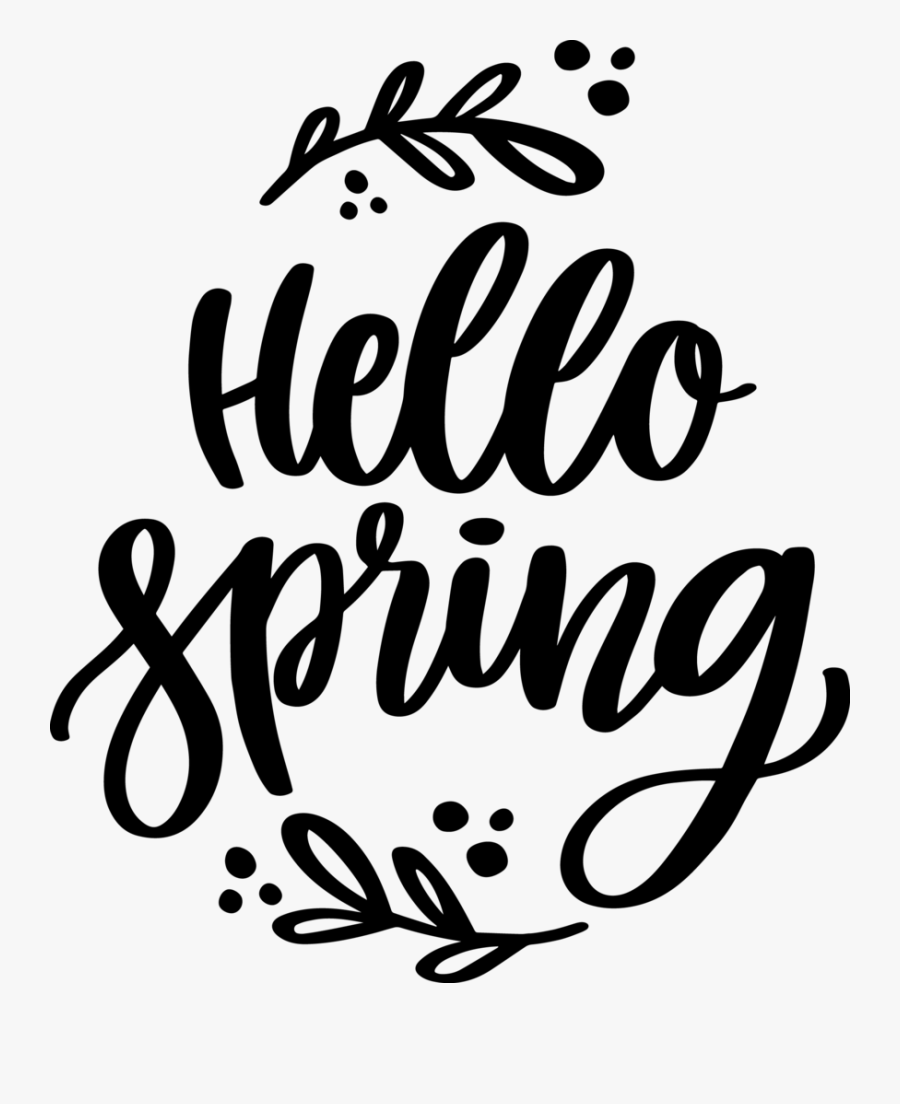 Transparent Hello Spring Png - Hello Spring Svg, Transparent Clipart