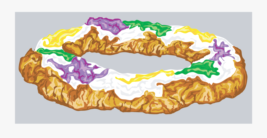 Mardi Gras King Cake - Mardi Gras King Cake Clip Art, Transparent Clipart