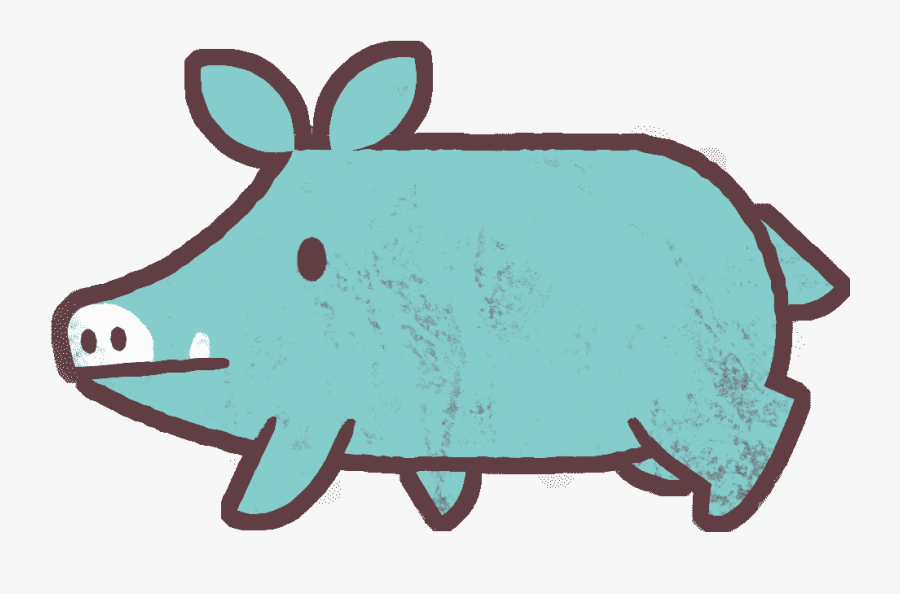 Mean Pig Gif - Cartoon, Transparent Clipart