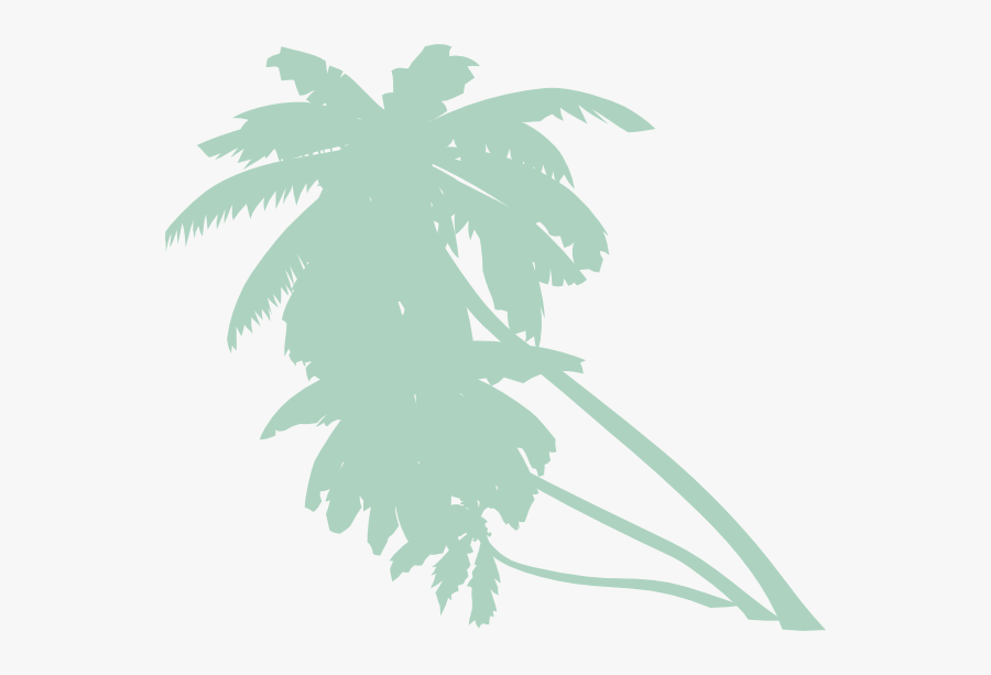 Palm Tree Clipart Rainforest Tree - Orange Palm Trees Clip Art, Transparent Clipart
