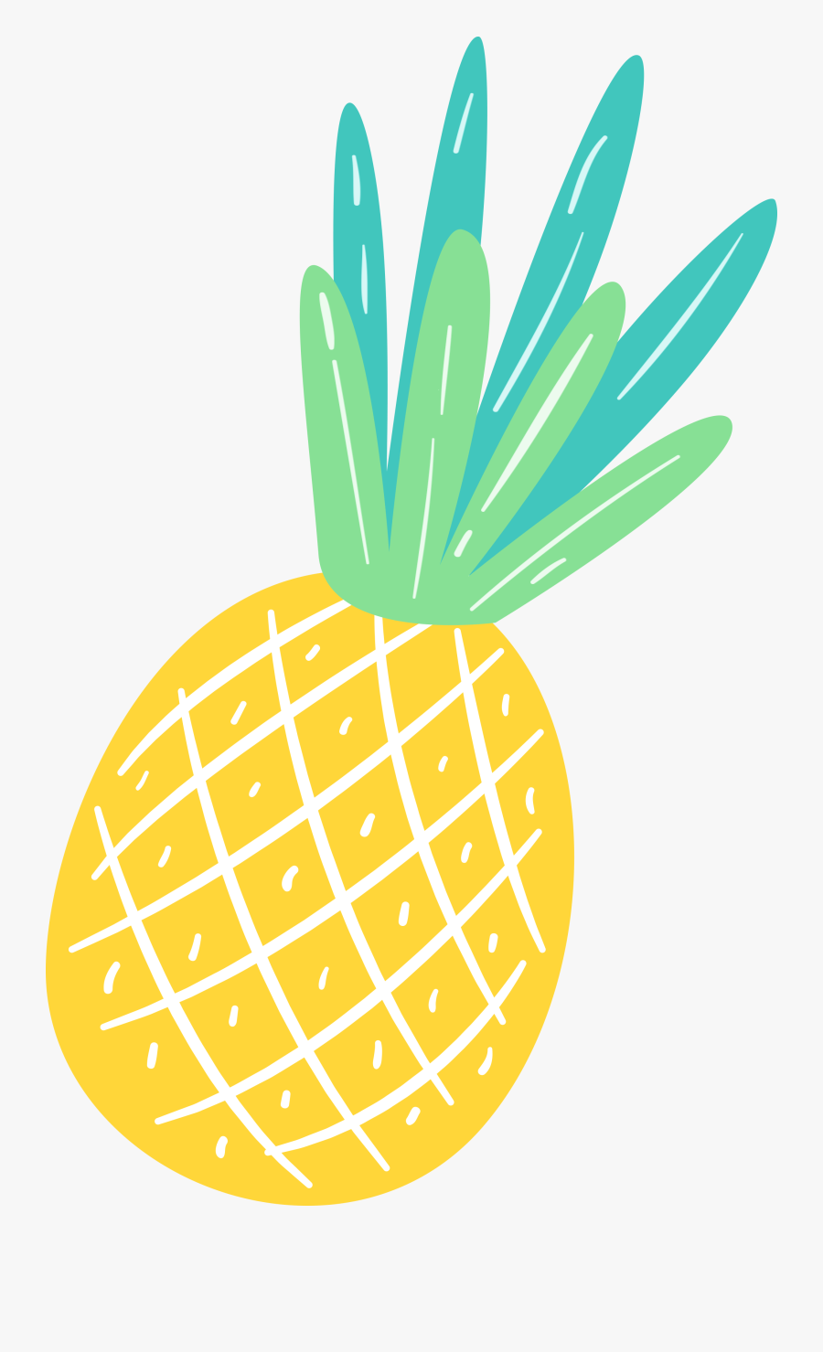 Summer Clipart Pineapple, Transparent Clipart